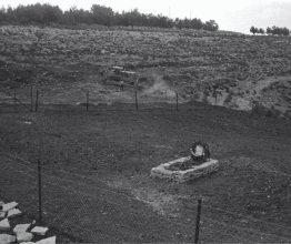 קבר דסברג בבית העלמין בכפר עציון